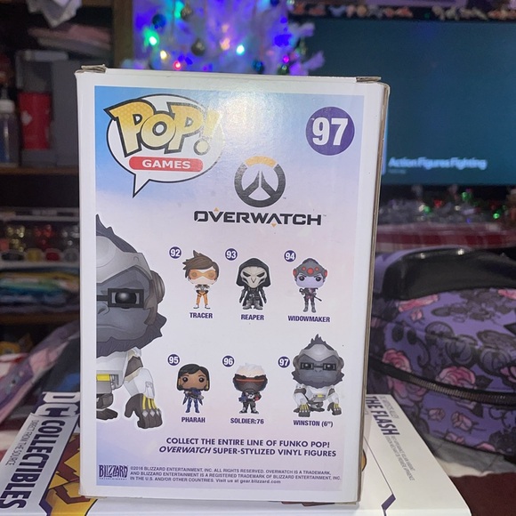 Funko Pop! Games Vinyl Figurine #97 - Overwatch - Winston (6" Super Sized) New - Picture 3 of 3